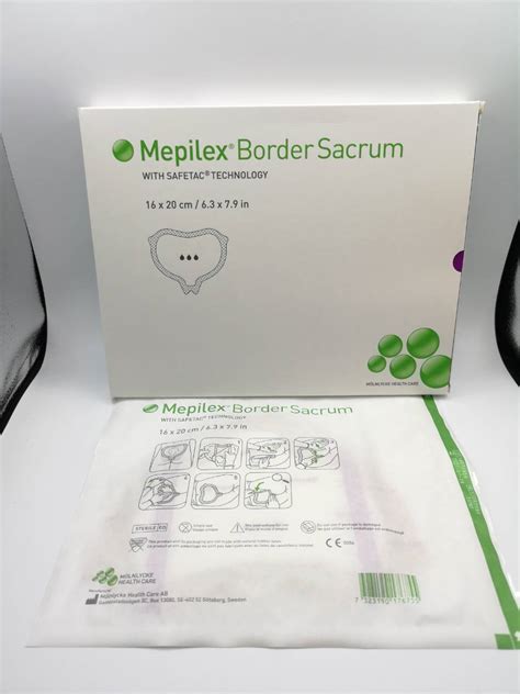 Mepilex Border Sacrum 16x20 cm - Ruangwitmedical