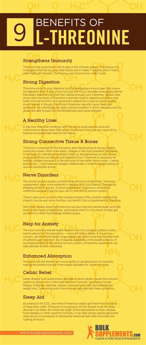 L-Threonine: Benefits, Side Effects & Dosage