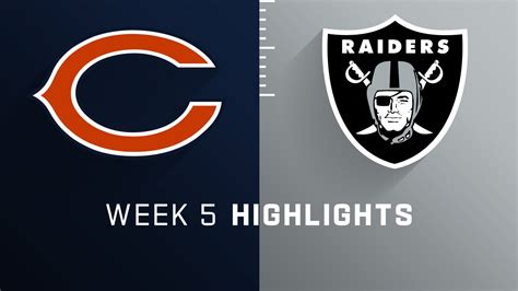 Chicago Bears vs. Las Vegas Raiders highlights | Week 5