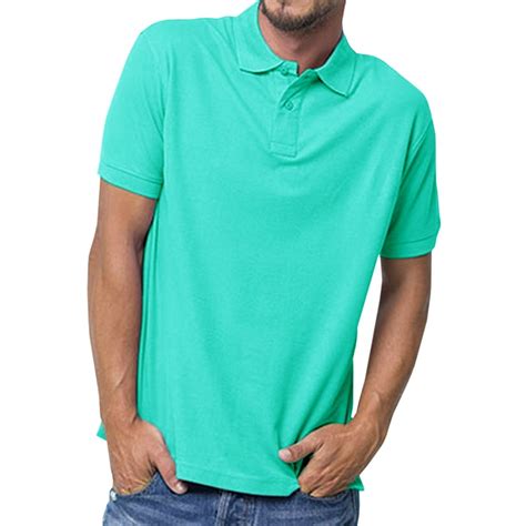 Basico - Basico (Mint Green) Polo Collared Shirts For Women 100% Cotton ...