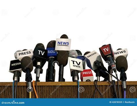 Press And Media Conference Stock Photo - Image: 42878559