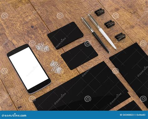 Mockup business template. stock image. Image of advertise - 54340823