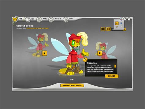 Neopets - 3D Avatar Editor on Behance