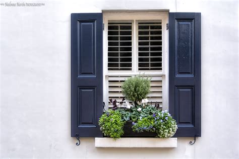 Cottage Days and Journeys: Photo of the Week - Window With Blue Shutters and Window Box