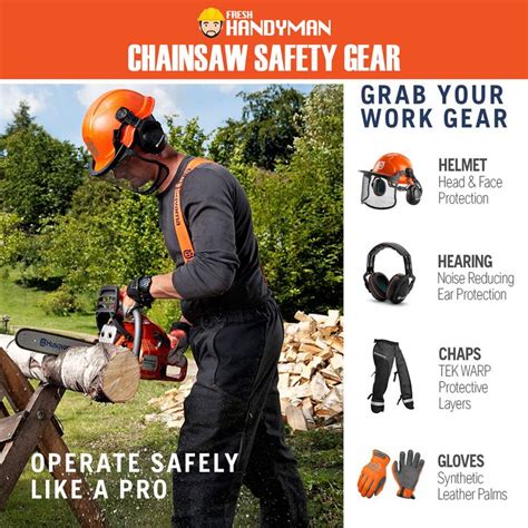 Chainsaw Safety Gear | Gas chainsaw, Chainsaw safety gear, Battery powered chainsaw