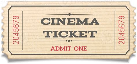 Retro movie ticket 11835368 PNG