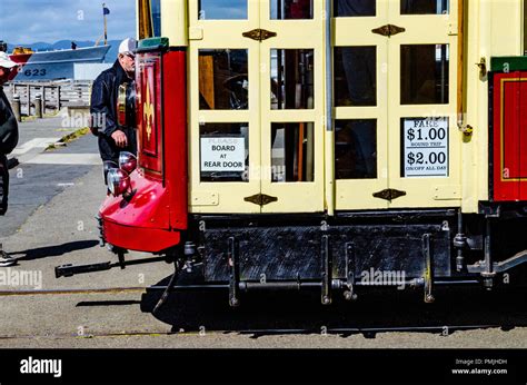 The Astoria Riverfront trolley at the Columbia River Maritime Museum in ...