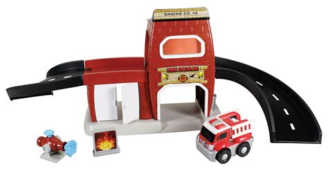 GoGo City Fire Station Playset - - Fat Brain Toys