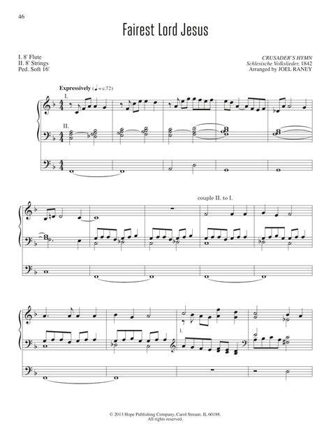 Fairest Lord Jesus | Sheet Music Direct