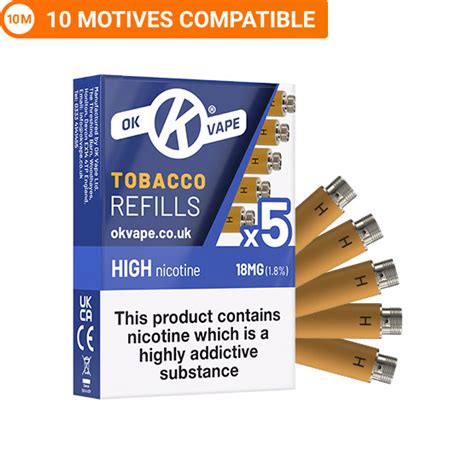 10 Motives Compatible Refills Tobacco | 18mg | OK Vape