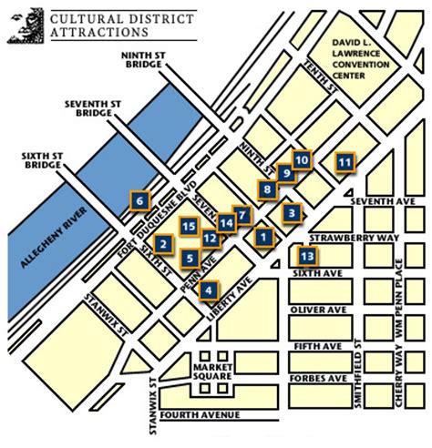 Map of the Cultural District