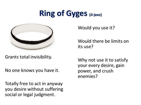 Summary the Ring of Gyges in Plato’s Republic | Reason and Meaning