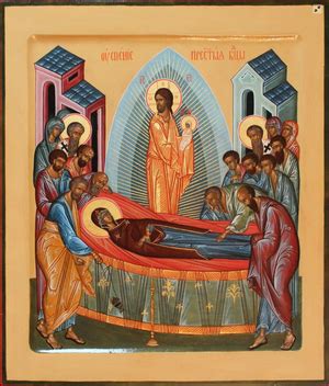 Icon: Dormition of the Most Holy Theotokos - O - Istok Church Supplies Corp.