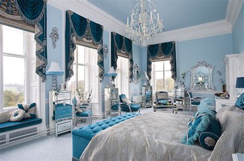 elegant blue bedrooms - elprevaricadorpopular