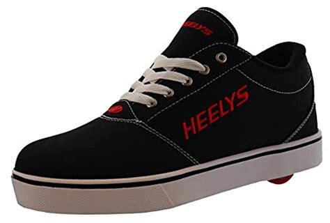 Heelys - Heelys Pro 20 (Little Kid/Big Kid/Adult) Black/White/Red ...