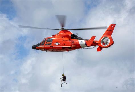 Coast Guard rescue distressed swimmer off Galveston, Texas