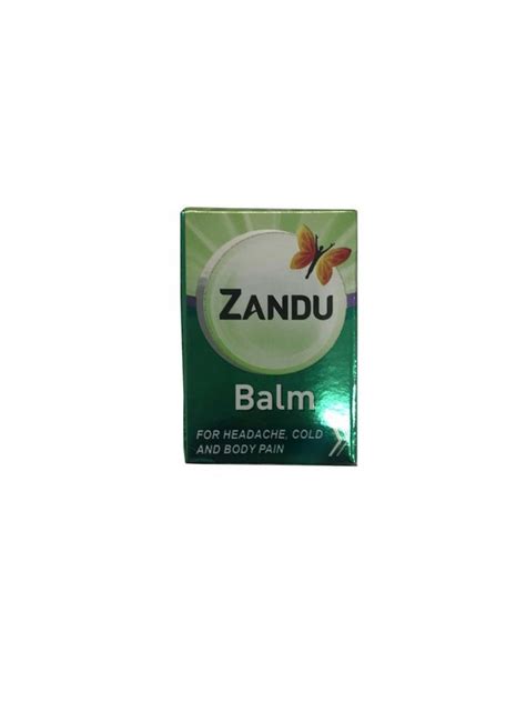 Zandu Balm for headache cold and body pain 9ml