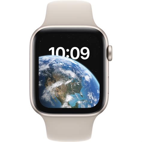 Apple Watch SE (2nd Gen) GPS 44mm Starlight Aluminium Case with Starlight Sport Band