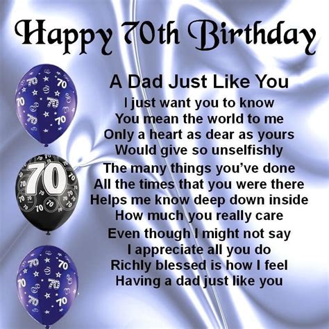 25+ Happy 70th Birthday Wishes For Dad | 90 LoveHome