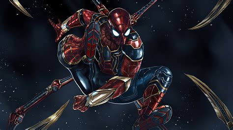 Iron Spider Man Wallpaper 4K For Mobile - appaloosatimes