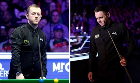 Mark Allen throws shade at Ronnie O'Sullivan in private Ali Carter chat ...