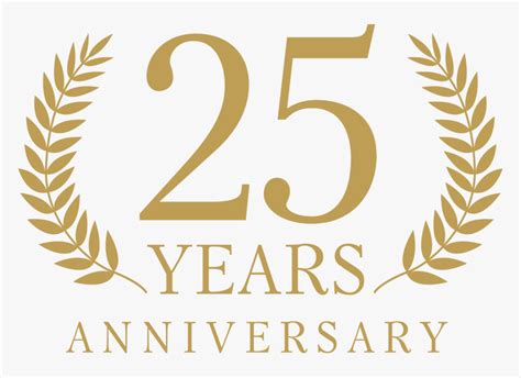 Transparent 25th Anniversary Logo Png, Png Download - kindpng