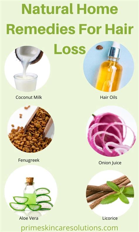 Natural Home Remedies for Hair Loss