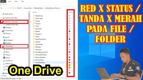 Mengatasi Tanda Silang Merah Pada Folder Files Di File Explorer Windows ...