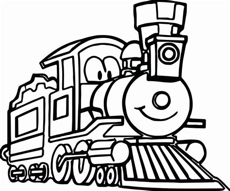 Printable Coloring Pages Trains