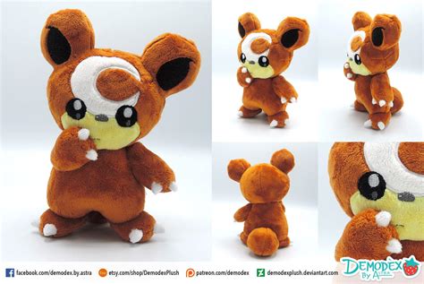 Teddiursa Plush by DemodexPlush on DeviantArt