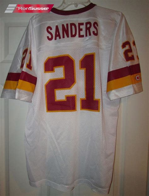 Vintage Champion Washington Redskins Deion Sanders #21 Jersey Size 40 ...