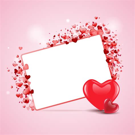Tarjeta feliz hermosa del amor del día de tarjeta del día de San Valentín. EPS 10 537031 Vector ...