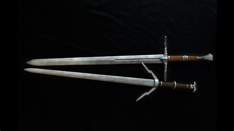 [Prop Preview 04] Geralt' Swords - The Witcher 3 Wild Hunt - YouTube