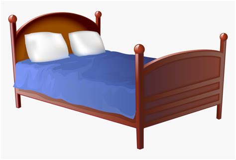 Bed Transparent Png Clip Art Image - Bed Clipart, Png Download - kindpng