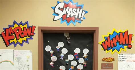 Busy Miss B.: Superhero Classroom Doors