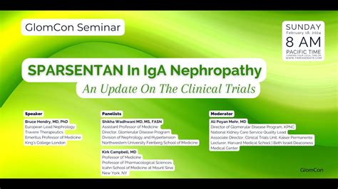 SPARSENTAN In IgA Nephropathy: An Update On The Clinical Trials - YouTube