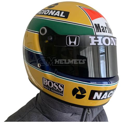 Ayrton Senna 1988 World Champion F1 Replica Helmet - Full Size