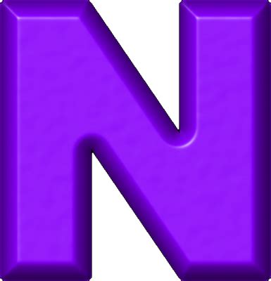 Purple Letter A