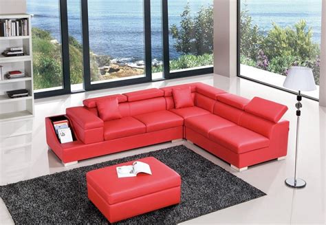 Red Leather Sectional Sofa - Shop for Affordable Home Furniture, Decor, Outdoors and more