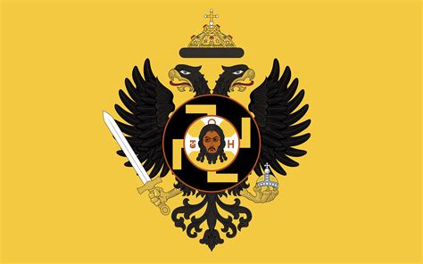 The Flag of the Holy Russian Empire (The New Order: Last Days of Europe) : r/vexillology