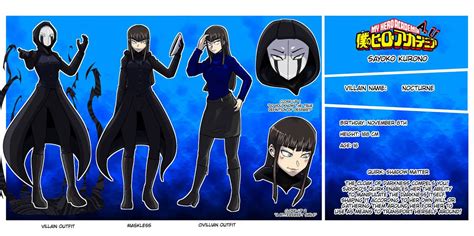 [BNHA OC COMMISH] Sayoko Kurono Ref Sheet by Feerocomics on DeviantArt ...