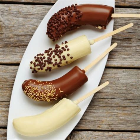 Easy to Make Chocolate Covered Frozen Bananas Recipe