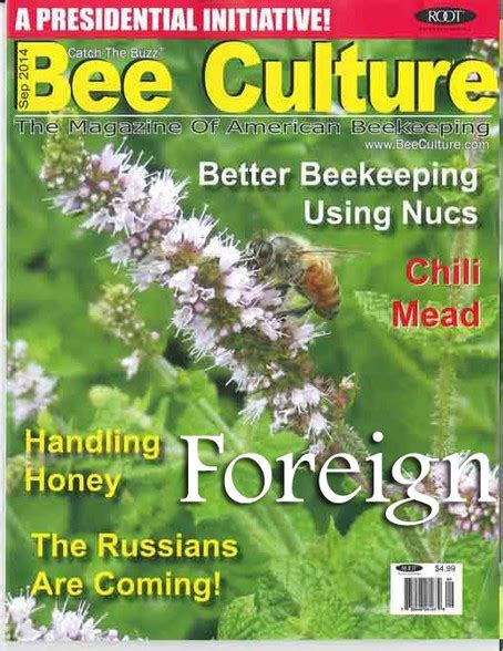 36 Month Bee Culture Print Edition [Foreign]