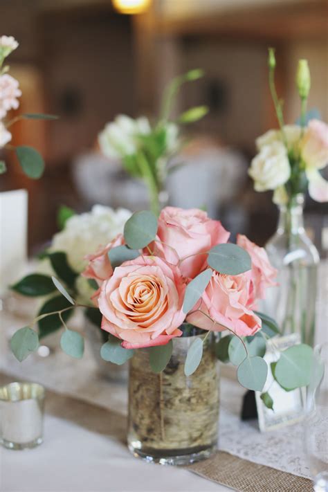 Pink Rose Centerpiece - Elizabeth Anne Designs: The Wedding Blog