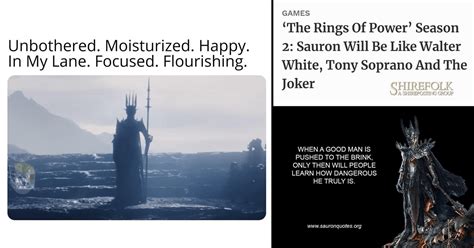 A Fat Stack of Sauron Memes in Celebration of the Big Reveal on 'Rings ...