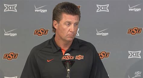 Notes On Mike Gundy's Central Michigan Press Conference | Pistols Firing