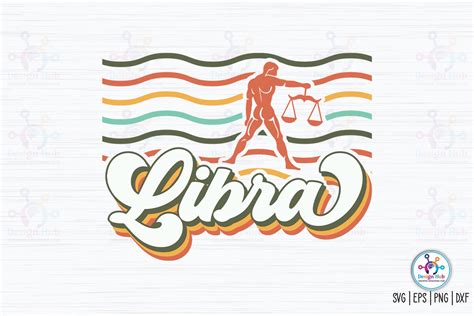 Libra Retro SVG Graphic by DesignHub103 · Creative Fabrica