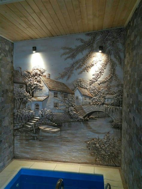 Plaster Wall Art, Clay Wall Art, Wall Murals Painted, 3d Wall Art ...