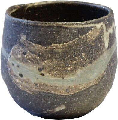 TOURI w319-11 Shigaraki yaki Japanese Pottery Shochu Sake Cup Cirrus cloud Japan | eBay