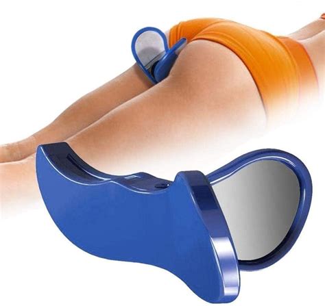 Massage Clamp, Pelvic Floor Muscle Super Kegel Exerciser Yoga Hip Trainer (Color : Blue): Amazon ...